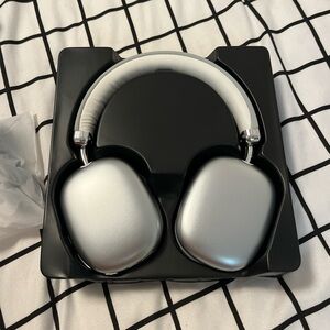 Silver Over-Ear Headphones